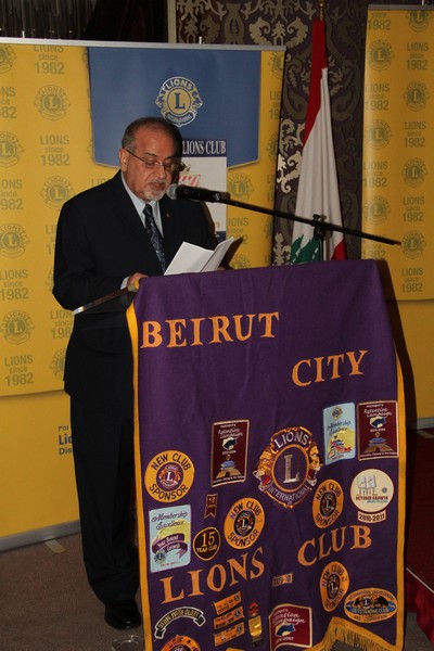 Beirut City Lions Club hosting Former President HE Michel Sleiman